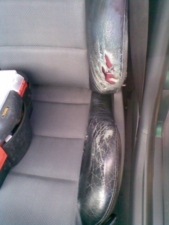 Veľké poškodenie na vodičovej strane